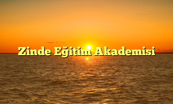 Zinde Eğitim Akademisi