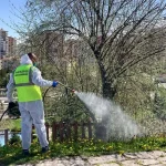 Kayseri Talas'tan haşereyle kesintisiz mücadele