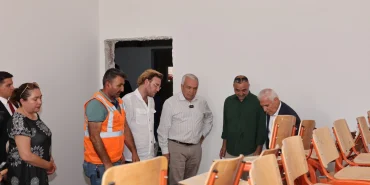 Bursa Nilüfer'de 23 Nisan'ın ilk devlet okulunda sona doğru