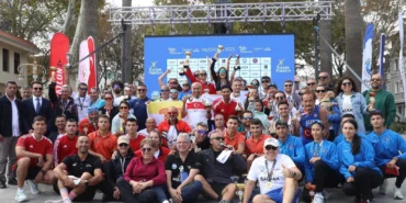 Mudanya'da Avrupa Triatlon Balkan Şampiyonası sona erdi